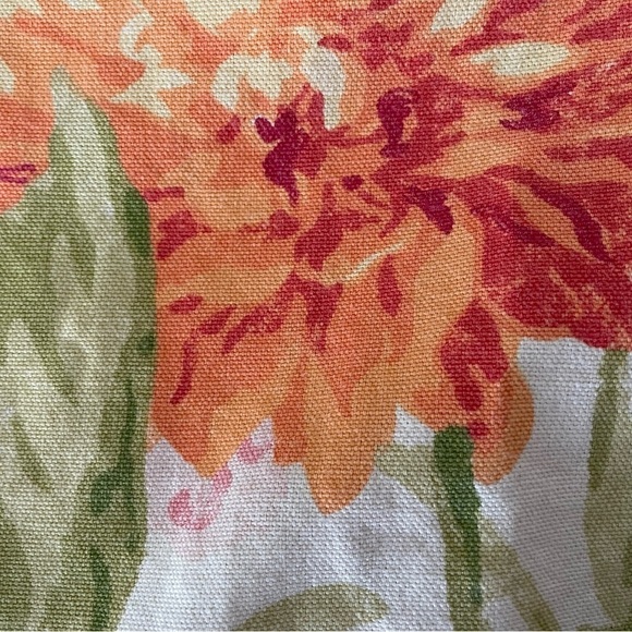 Coldwater Creek 100% Cotton Floral Jacket Spring Colors Button Up Size Petite M - Picture 11 of 11